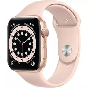 Смарт-часы Apple Watch Series 6 GPS, 44mm Gold Aluminium Case with Pink Sand (M00E3UL/A)