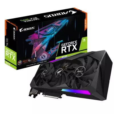 Видеокарта Gigabyte GeForce RTX3070 8Gb AORUS MASTER (GV-N3070AORUS M-8GD)