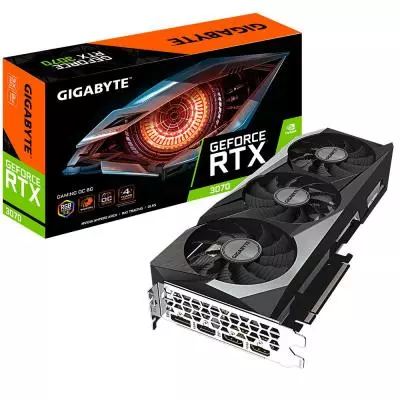 Видеокарта Gigabyte GeForce RTX3070 8Gb GAMING OC (GV-N3070GAMING OC-8GD)