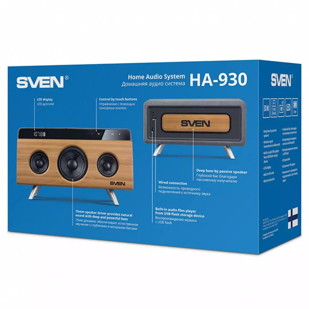 Акустическая система Sven HA-930 Bamboo - 10 Акустическая система Sven HA-930 Bamboo - 10