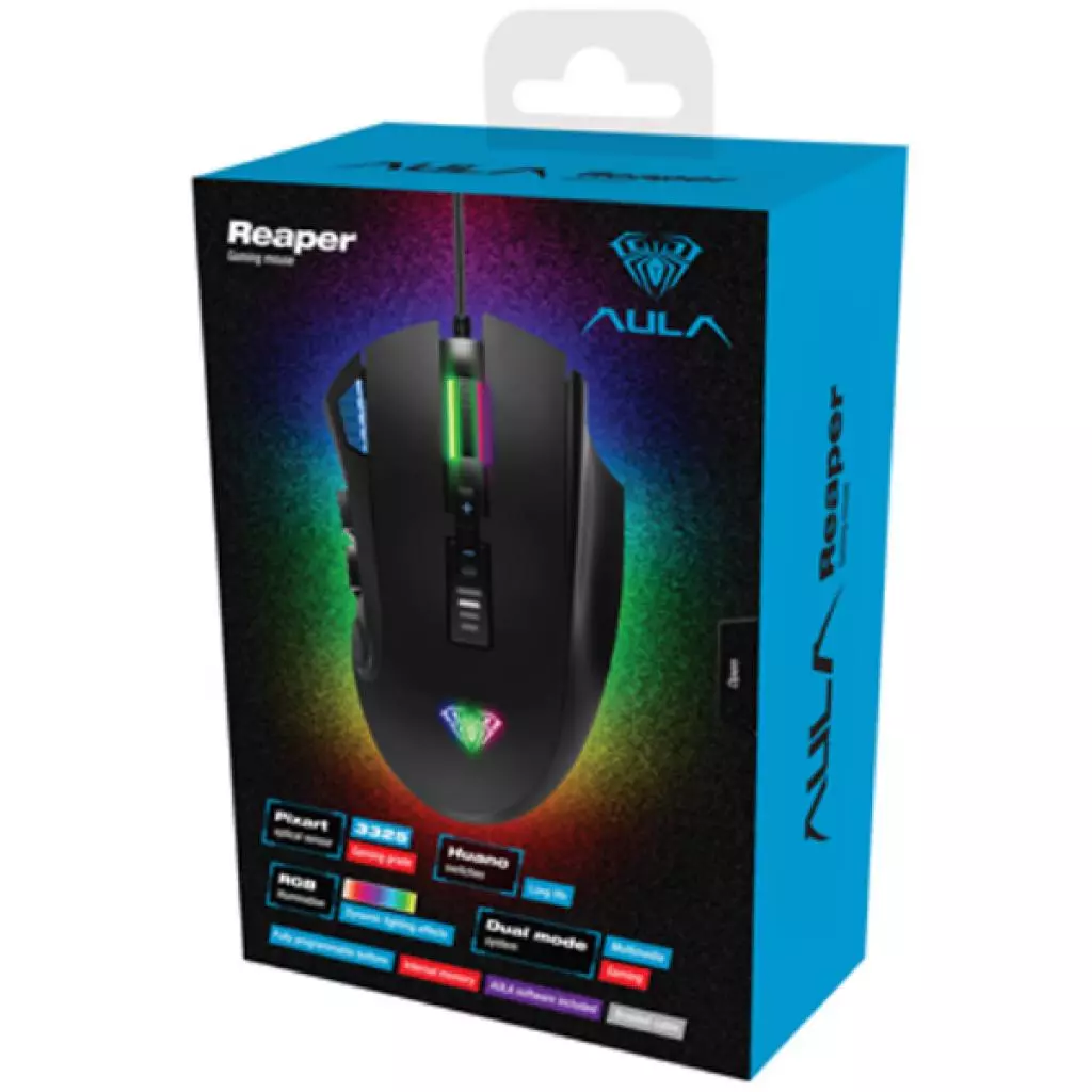 Мышка Aula Reaper Black (6948391212814) - 1