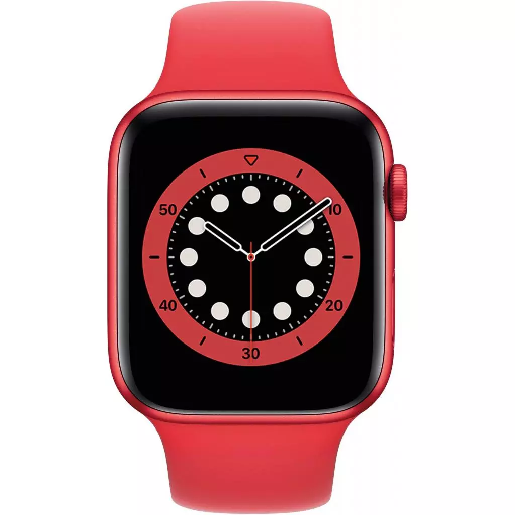 Смарт-часы Apple Watch Series 6 GPS, 44mm PRODUCT(RED) Aluminium Case with PR (M00M3UL/A) - 1