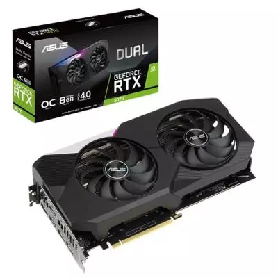 Видеокарта ASUS GeForce RTX3070 8Gb DUAL OC (DUAL-RTX3070-O8G)