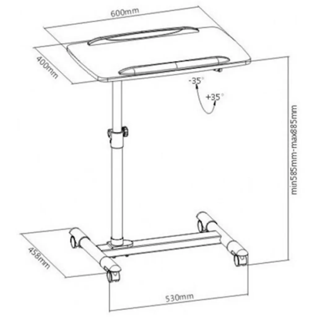 Столик для ноутбука ITech TS-7 - 1 Столик для ноутбука ITech TS-7 - 1
