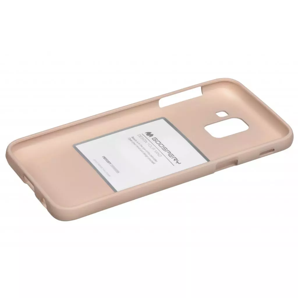 Чехол для моб. телефона Goospery Samsung Galaxy J6 (J600) SF Jelly Pink Sand (8809621260617) - 1 Чехол для моб. телефона Goospery Samsung Galaxy J6 (J600) SF Jelly Pink Sand (8809621260617) - 1
