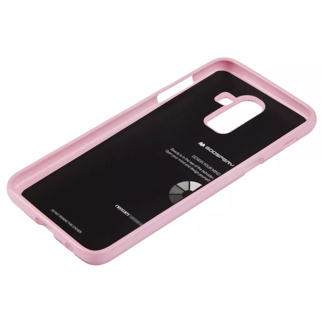 Чехол для моб. телефона Goospery Jelly Case Samsung Galaxy J8 J810 Pink (8809621279053) - 1