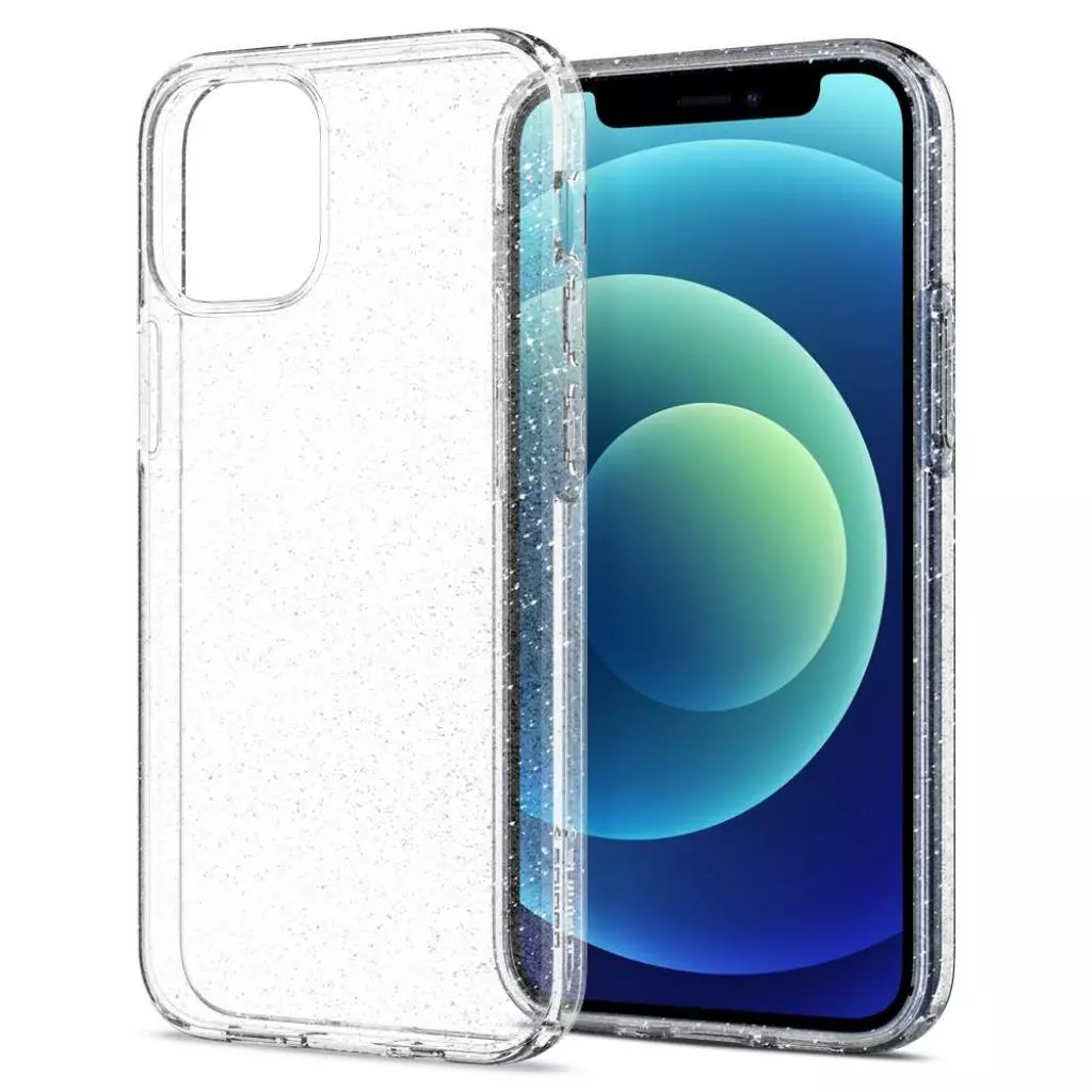 Чехол для моб. телефона Spigen iPhone 12 / 12 Pro Liquid Crystal Glitter, Chrystal Quartz (ACS01698) - 6