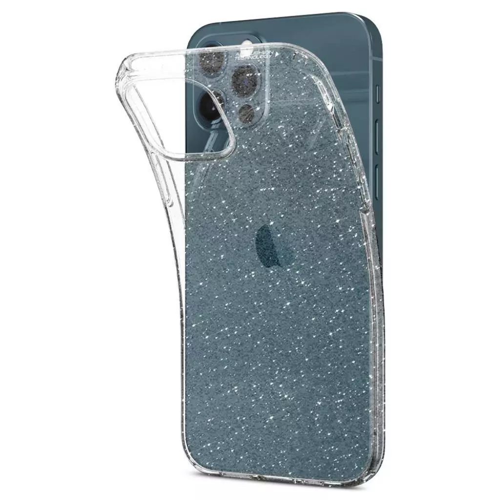 Чехол для моб. телефона Spigen iPhone 12 / 12 Pro Liquid Crystal Glitter, Chrystal Quartz (ACS01698) - 9