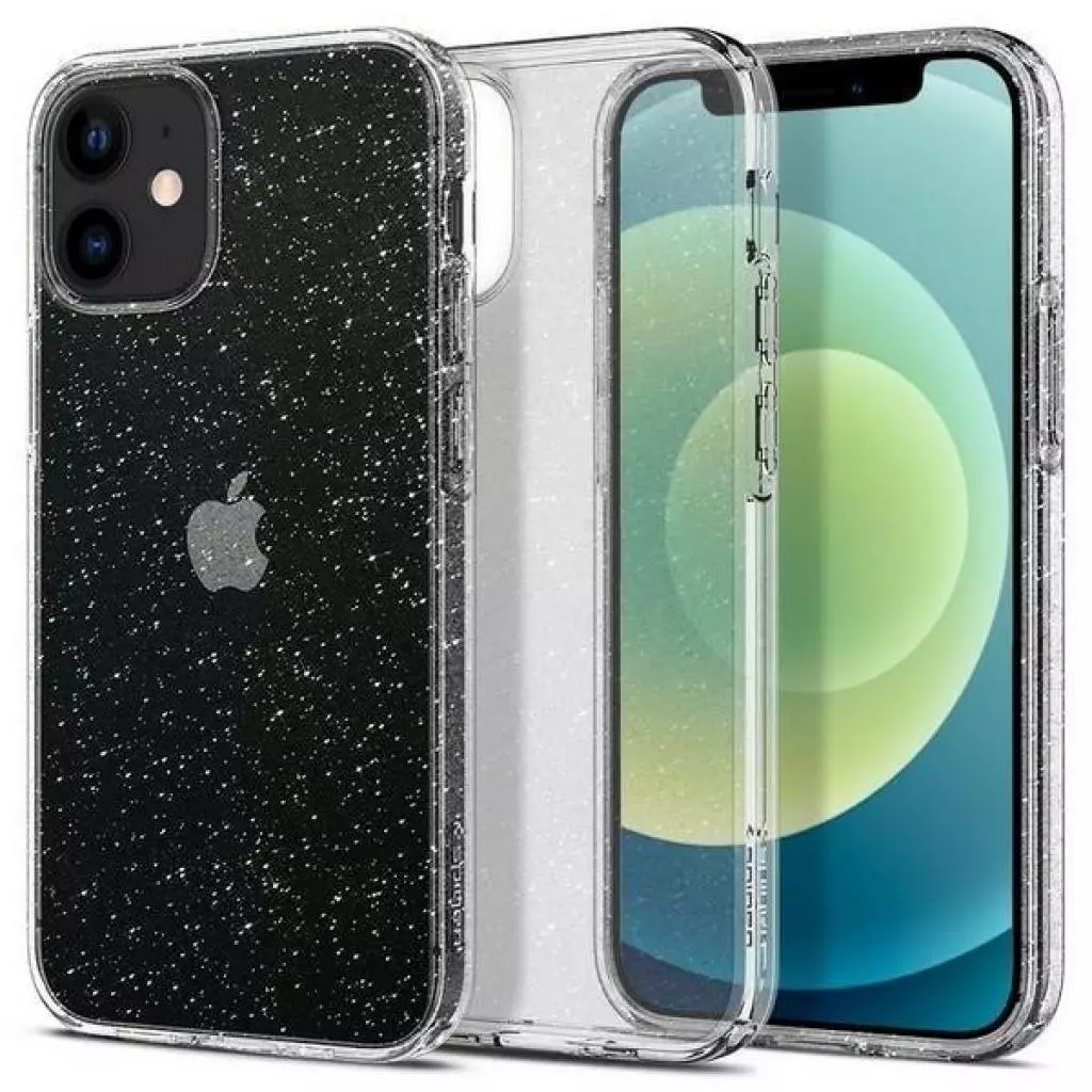 Чехол для моб. телефона Spigen iPhone 12 mini Liquid Crystal Glitter, Crystal Quartz (ACS01741) - 2 Чехол для моб. телефона Spigen iPhone 12 mini Liquid Crystal Glitter, Crystal Quartz (ACS01741) - 2