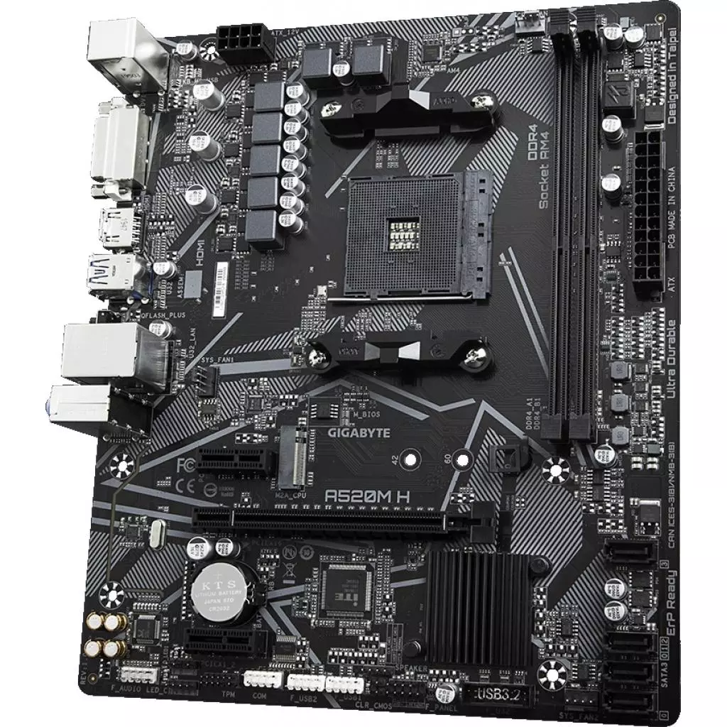 Материнская плата GIGABYTE A520M H - 3 Материнская плата GIGABYTE A520M H - 3