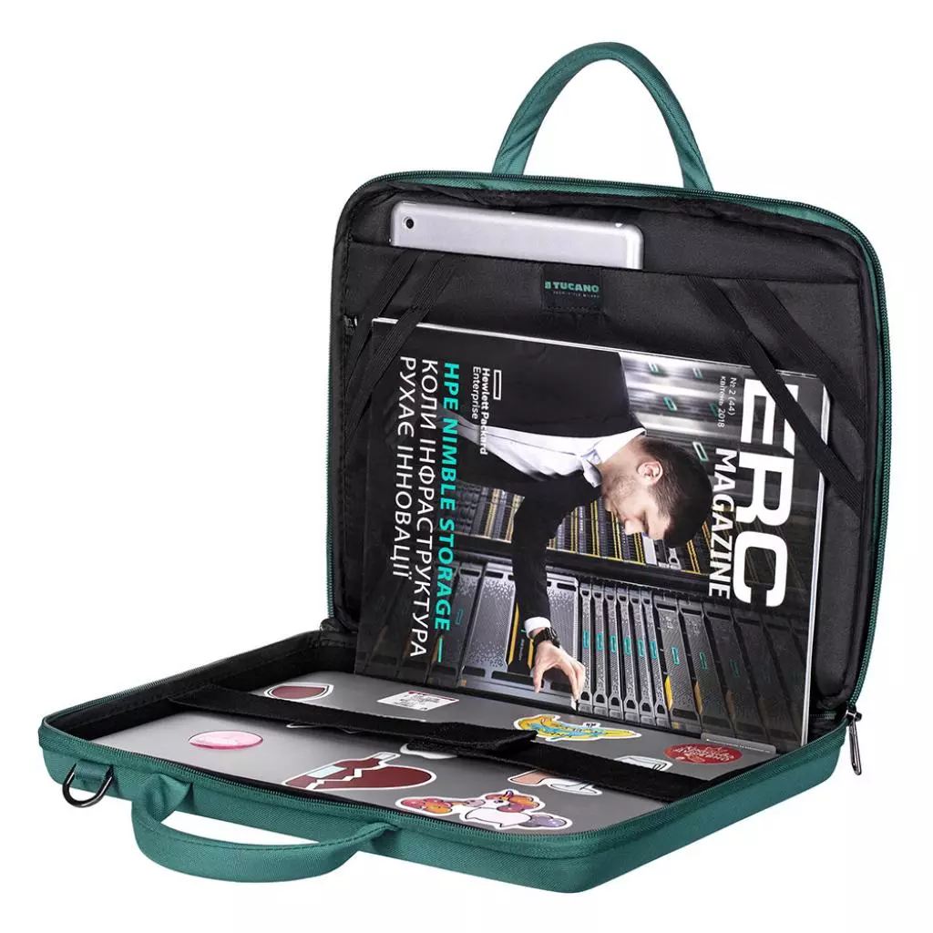 Сумка для ноутбука Tucano 14" Darkolor Green (BDA1314-V) - 9