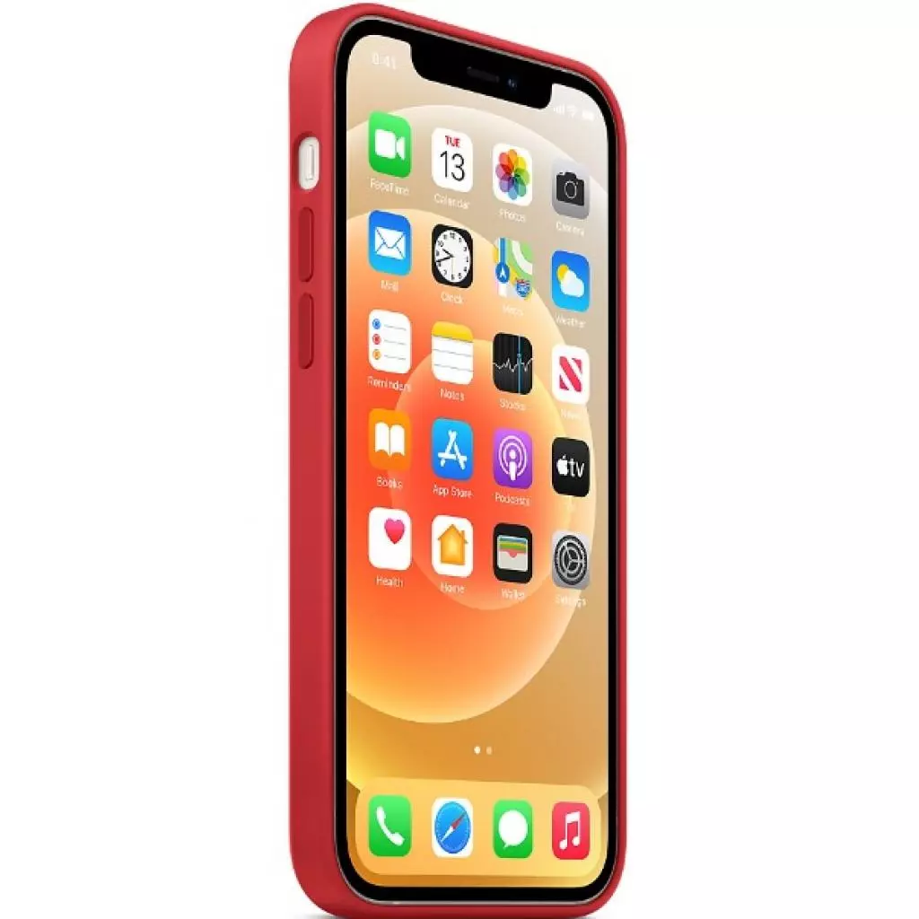 Чехол для моб. телефона Apple iPhone 12 | 12 Pro Silicone Case with MagSafe - (PRODUCT)RED (MHL63ZM/A) - 2