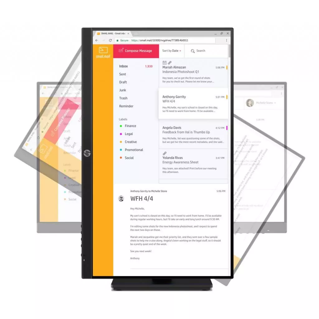 Монитор HP P24h G4 (7VH44AA) - 8 Монитор HP P24h G4 (7VH44AA) - 8