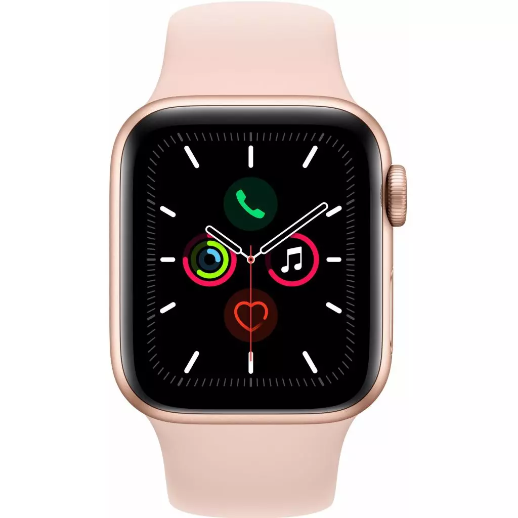 Смарт-часы Apple Watch SE GPS, 44mm Gold Aluminium Case with Pink Sand Band (MYDR2UL/A) - 1 Смарт-часы Apple Watch SE GPS, 44mm Gold Aluminium Case with Pink Sand Band (MYDR2UL/A) - 1