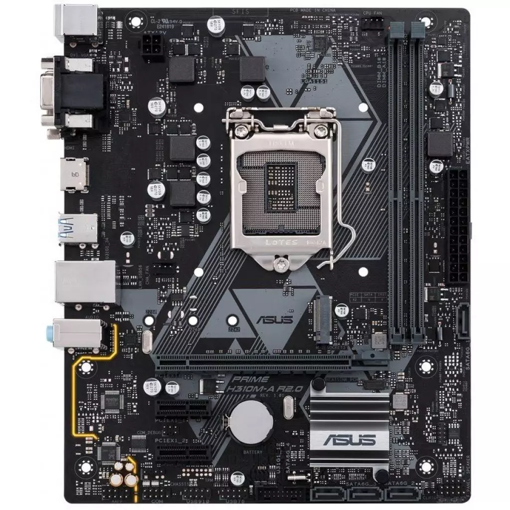 Материнская плата ASUS PRIME H310M-A R2.0/CSM - 1 Материнская плата ASUS PRIME H310M-A R2.0/CSM - 1