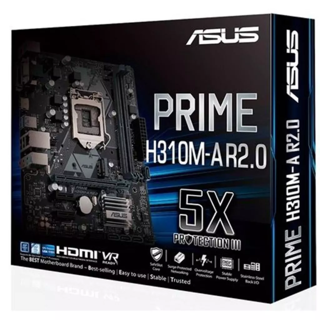 Материнская плата ASUS PRIME H310M-A R2.0/CSM - 5 Материнская плата ASUS PRIME H310M-A R2.0/CSM - 5