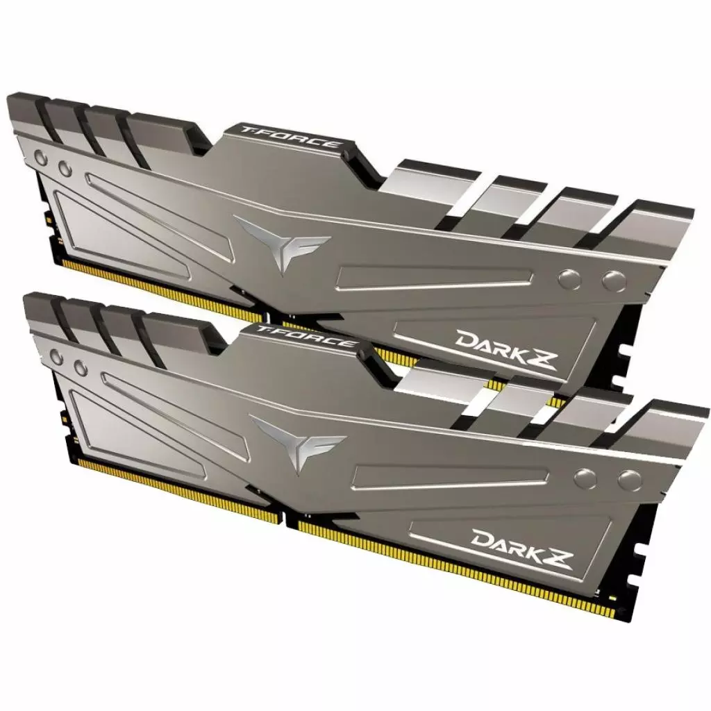 Модуль памяти для компьютера DDR4 16GB (2x8GB) 3200 MHz T-Force Dark Z Gray Team (TDZGD416G3200HC16CDC01) - 2 Модуль памяти для компьютера DDR4 16GB (2x8GB) 3200 MHz T-Force Dark Z Gray Team (TDZGD416G3200HC16CDC01) - 2