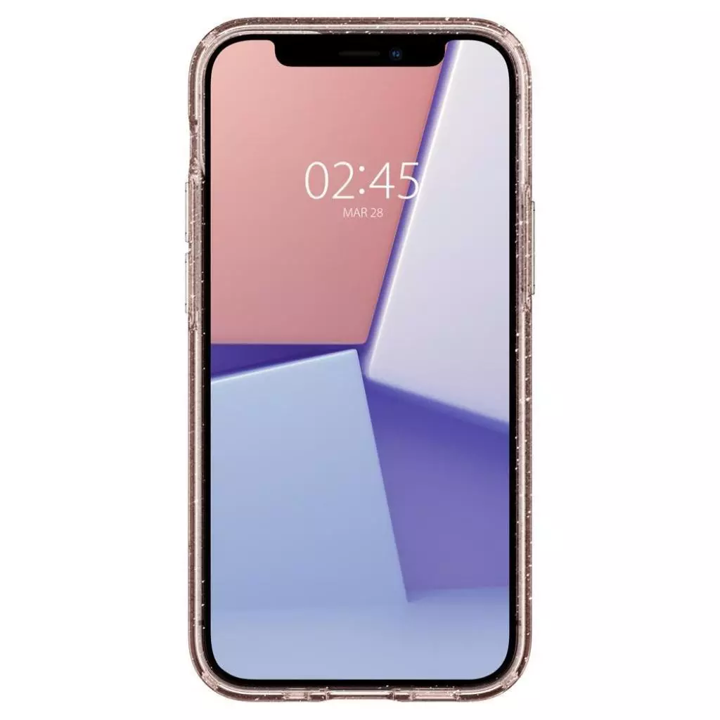 Чехол для моб. телефона Spigen iPhone 12 mini Liquid Crystal Glitter, Rose Quartz (ACS01742) - 4 Чехол для моб. телефона Spigen iPhone 12 mini Liquid Crystal Glitter, Rose Quartz (ACS01742) - 4