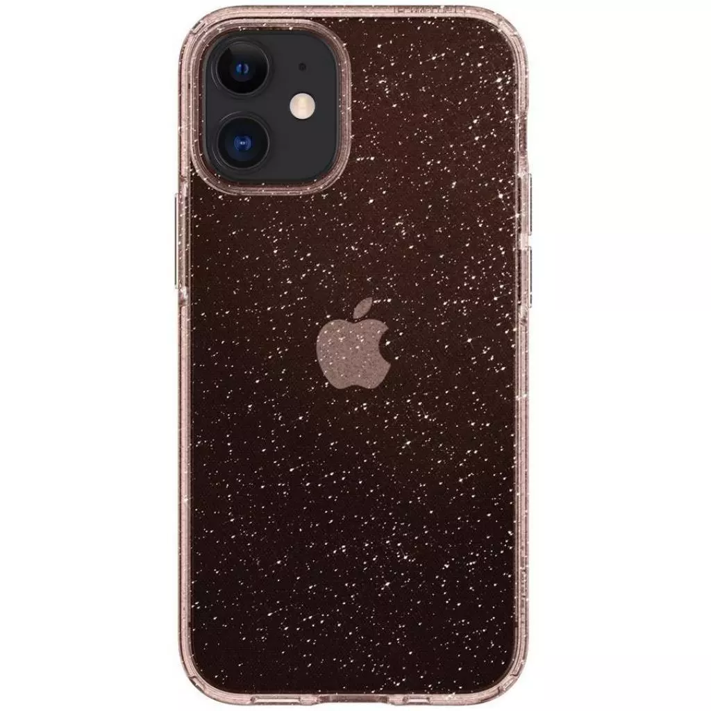 Чехол для моб. телефона Spigen iPhone 12 mini Liquid Crystal Glitter, Rose Quartz (ACS01742)