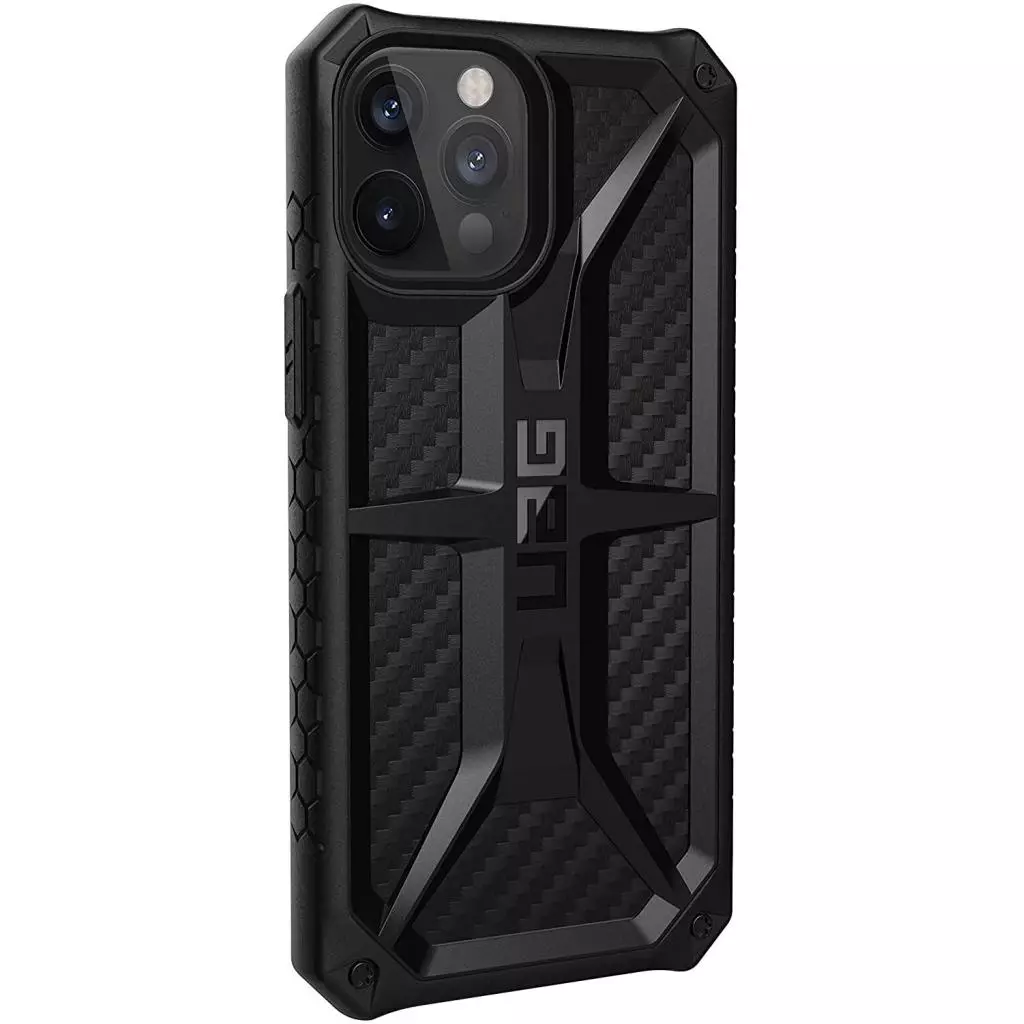 Чехол для моб. телефона Uag iPhone 12 Pro Max Monarch, Carbon Fiber (112361114242) - 2 Чехол для моб. телефона Uag iPhone 12 Pro Max Monarch, Carbon Fiber (112361114242) - 2