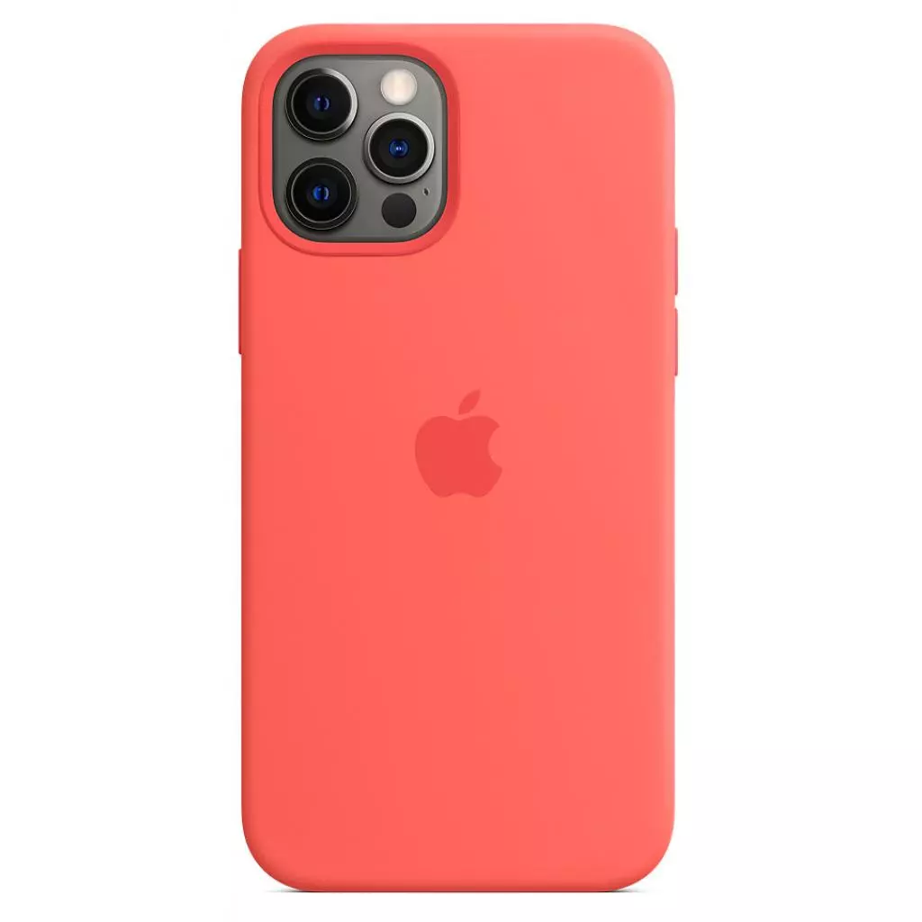 Чехол для моб. телефона Apple iPhone 12 Pro Max Silicone Case with MagSafe - Pink Citrus (MHL93ZM/A) - 4 Чехол для моб. телефона Apple iPhone 12 Pro Max Silicone Case with MagSafe - Pink Citrus (MHL93ZM/A) - 4