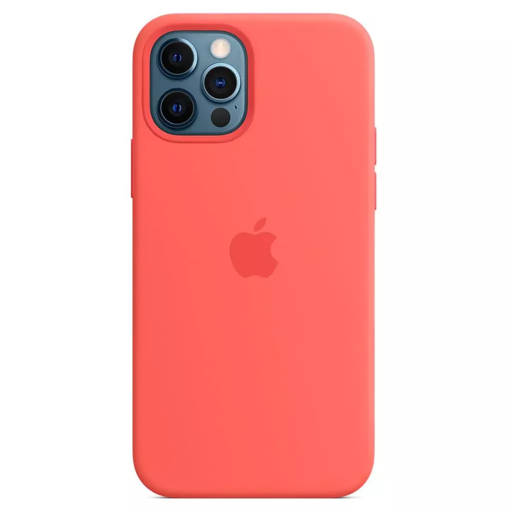 Чехол для моб. телефона Apple iPhone 12 Pro Max Silicone Case with MagSafe - Pink Citrus (MHL93ZM/A)