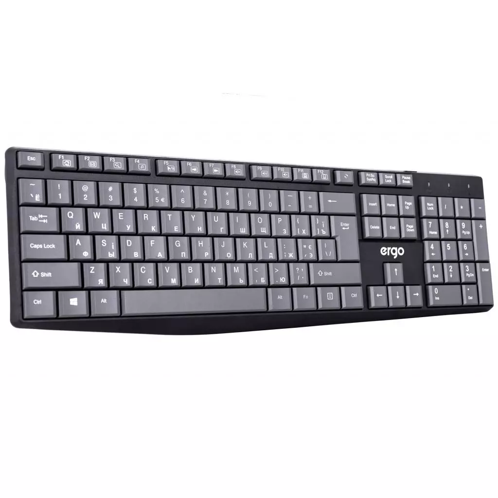 Клавиатура Ergo K-210 USB Black (K-210USB) - 1 Клавиатура Ergo K-210 USB Black (K-210USB) - 1