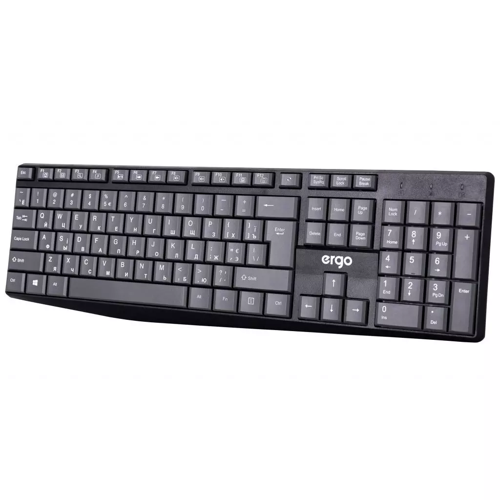 Клавиатура Ergo K-210 USB Black (K-210USB) - 2 Клавиатура Ergo K-210 USB Black (K-210USB) - 2