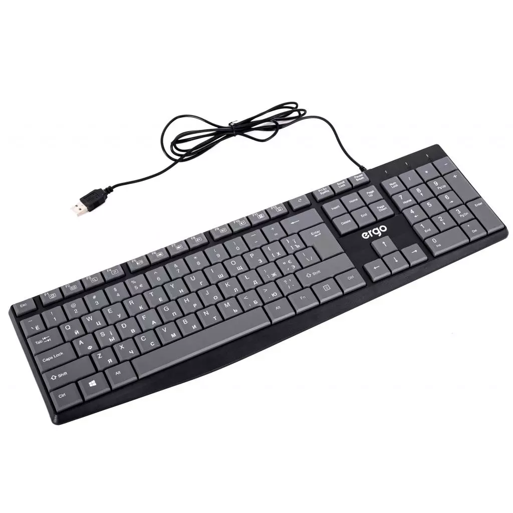 Клавиатура Ergo K-210 USB Black (K-210USB) - 5 Клавиатура Ergo K-210 USB Black (K-210USB) - 5