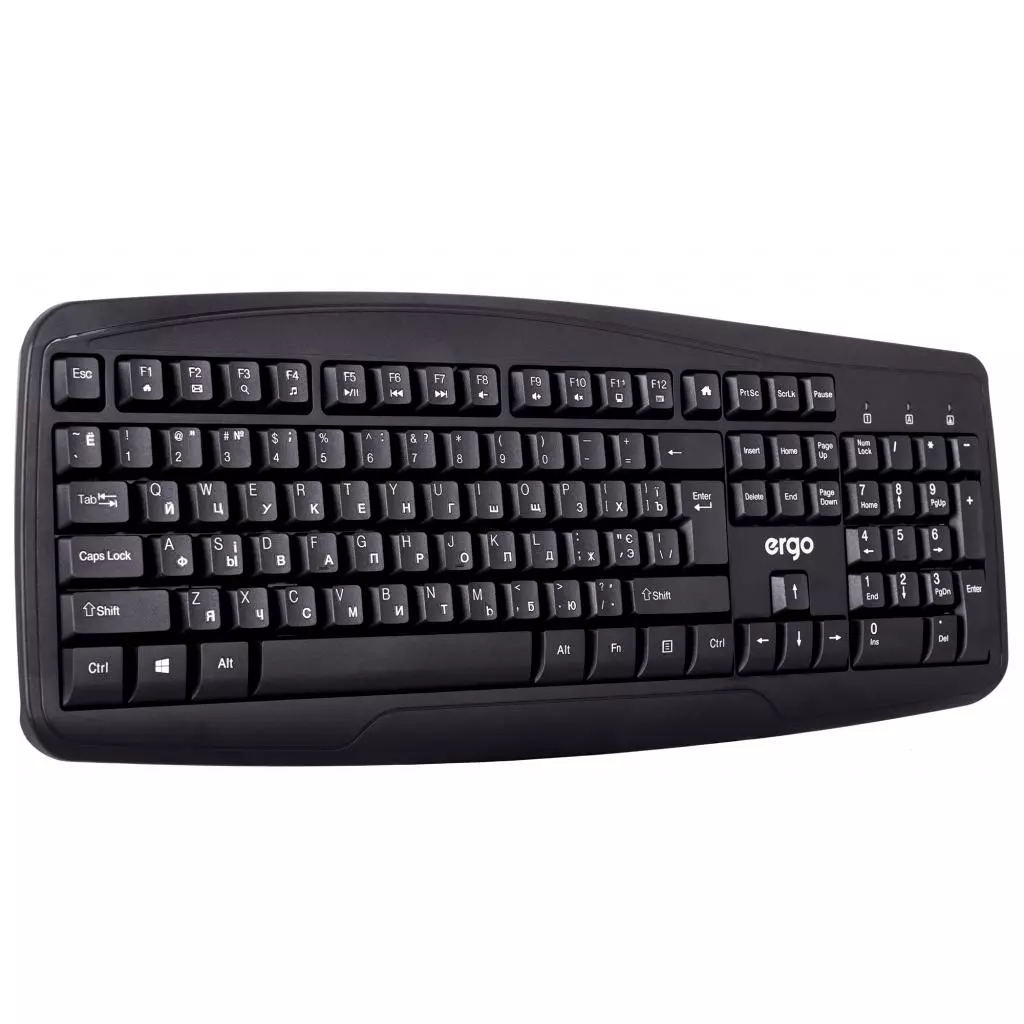 Клавиатура Ergo K-240 USB Black (K-240USB) - 1 Клавиатура Ergo K-240 USB Black (K-240USB) - 1