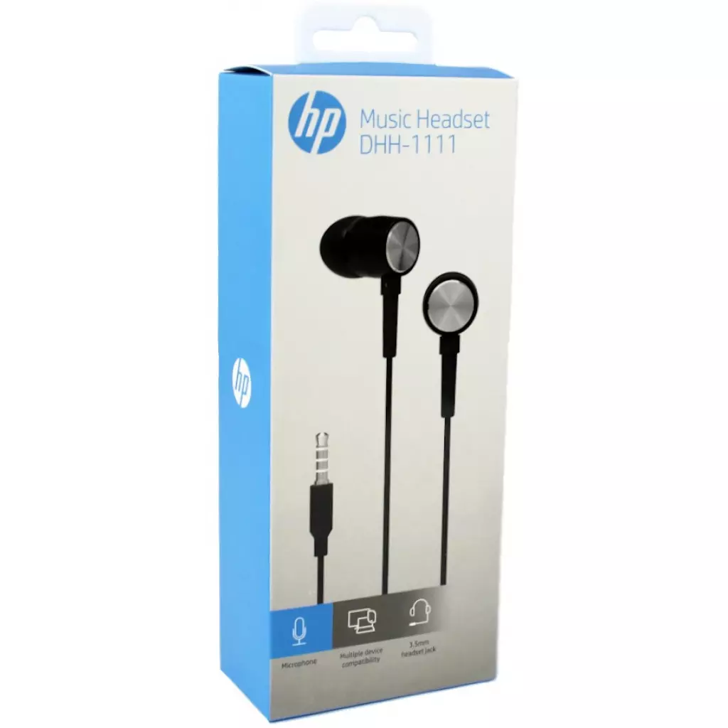 Наушники HP DHH-1111BK Headset Black (DHH-1111BK) - 2 Наушники HP DHH-1111BK Headset Black (DHH-1111BK) - 2