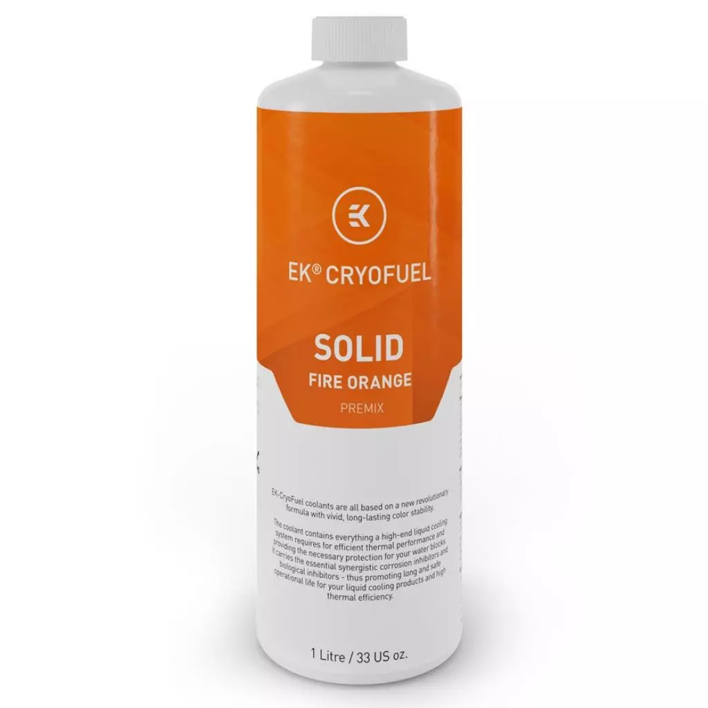 Охлаждающая жидкость Ekwb EK-CryoFuel Solid Fire Orange (Premix 1000mL) (3831109880326)