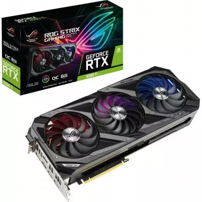 Видеокарта ASUS GeForce RTX3060Ti 8Gb ROG STRIX OC GAMING (ROG-STRIX-RTX3060TI-O8G-GAMING)