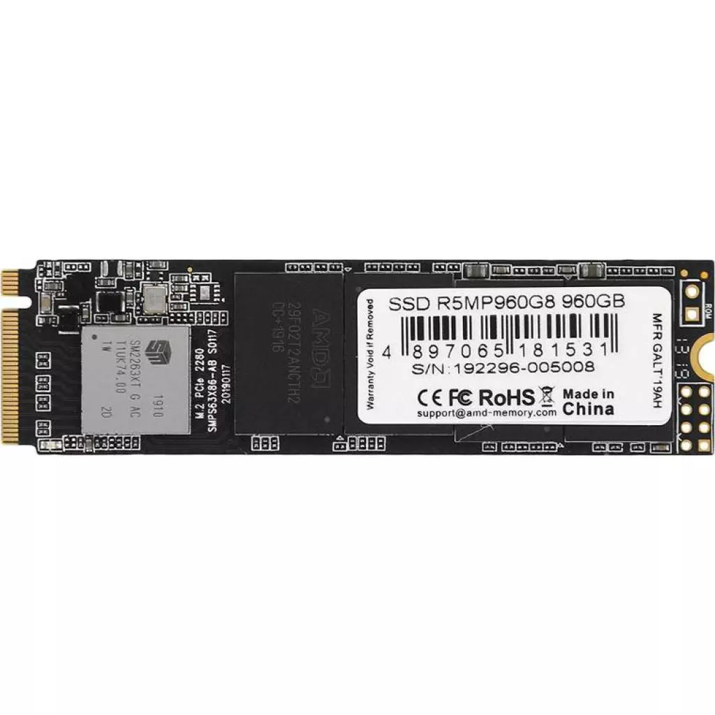 Накопитель SSD M.2 2280 960GB AMD (R5MP960G8)