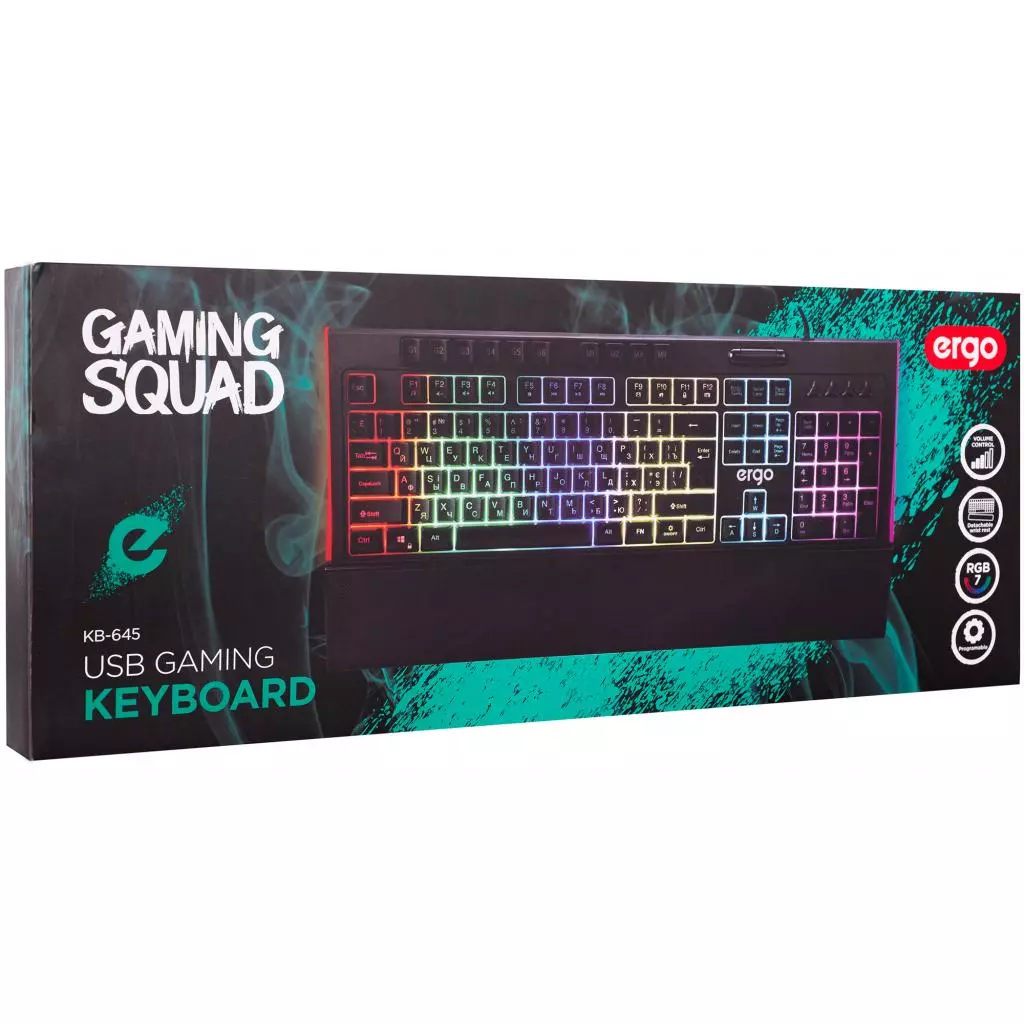 Клавиатура Ergo KB-645 USB Black (KB-645) - 8 Клавиатура Ergo KB-645 USB Black (KB-645) - 8