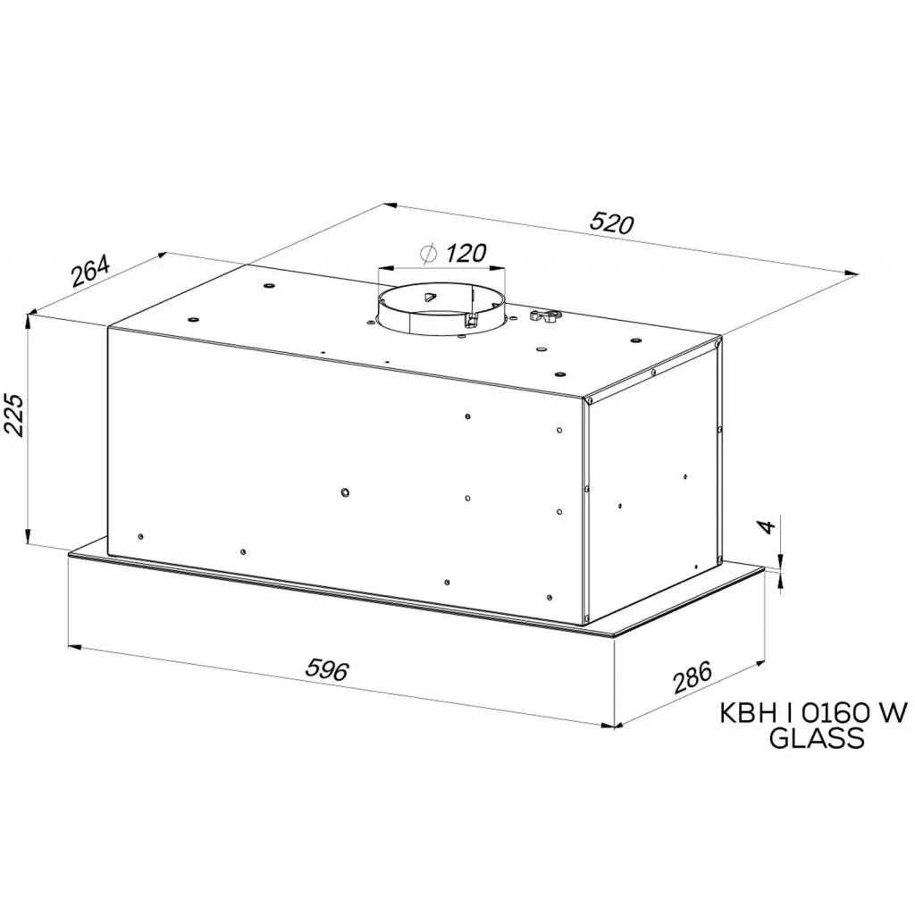 Вытяжка кухонная Kernau KBH I 0160 W GLASS - 2 Вытяжка кухонная Kernau KBH I 0160 W GLASS - 2