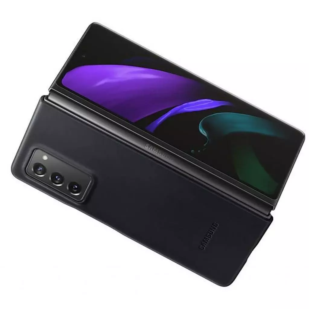 Чехол для моб. телефона Samsung Leather Cover Galaxy Z Fold 2 (F916) Black (EF-VF916LBEGRU) - 3 Чехол для моб. телефона Samsung Leather Cover Galaxy Z Fold 2 (F916) Black (EF-VF916LBEGRU) - 3