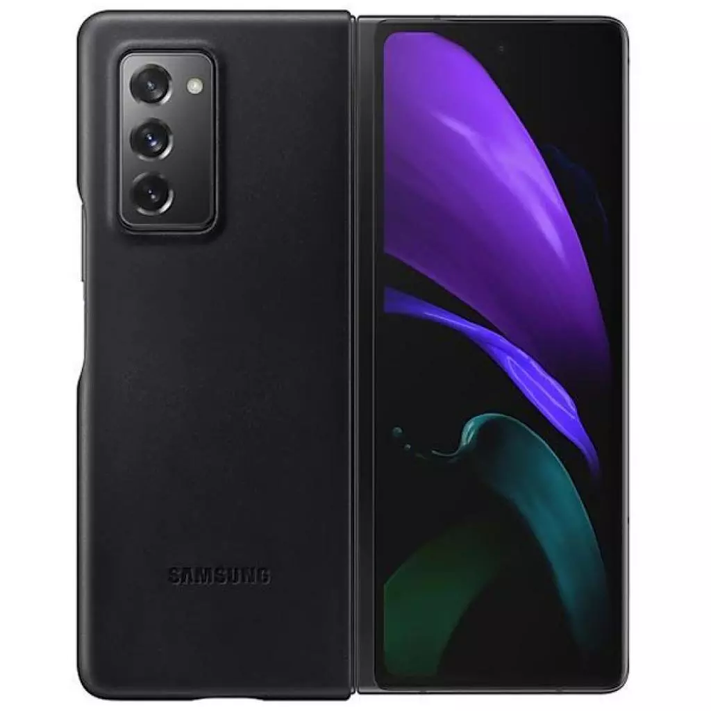 Чехол для моб. телефона Samsung Leather Cover Galaxy Z Fold 2 (F916) Black (EF-VF916LBEGRU) - 4 Чехол для моб. телефона Samsung Leather Cover Galaxy Z Fold 2 (F916) Black (EF-VF916LBEGRU) - 4