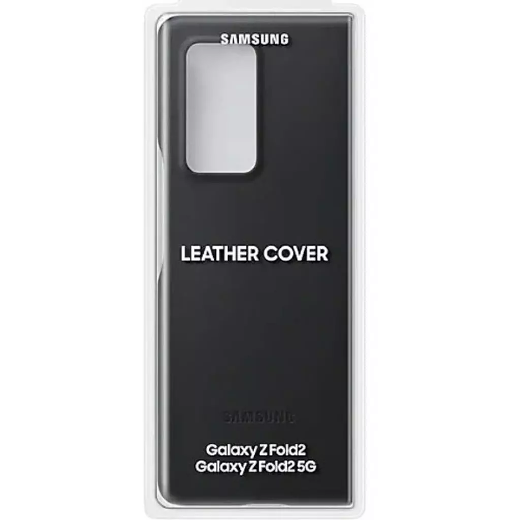 Чехол для моб. телефона Samsung Leather Cover Galaxy Z Fold 2 (F916) Black (EF-VF916LBEGRU) - 5 Чехол для моб. телефона Samsung Leather Cover Galaxy Z Fold 2 (F916) Black (EF-VF916LBEGRU) - 5