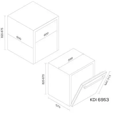 Посудомоечная машина Kernau KDI 6953 - 1 Посудомоечная машина Kernau KDI 6953 - 1