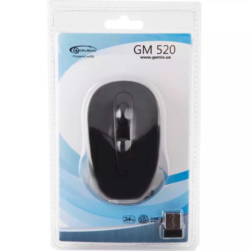 Мышка Gemix GM520 black - 5 Мышка Gemix GM520 black - 5