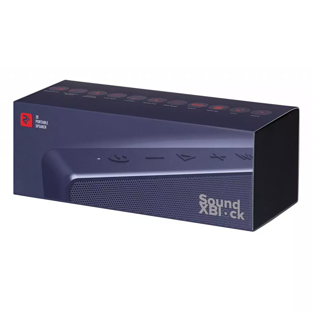 Акустическая система 2E SoundXBlock Blue (2E-BSSXBWBL) - 6 Акустическая система 2E SoundXBlock Blue (2E-BSSXBWBL) - 6