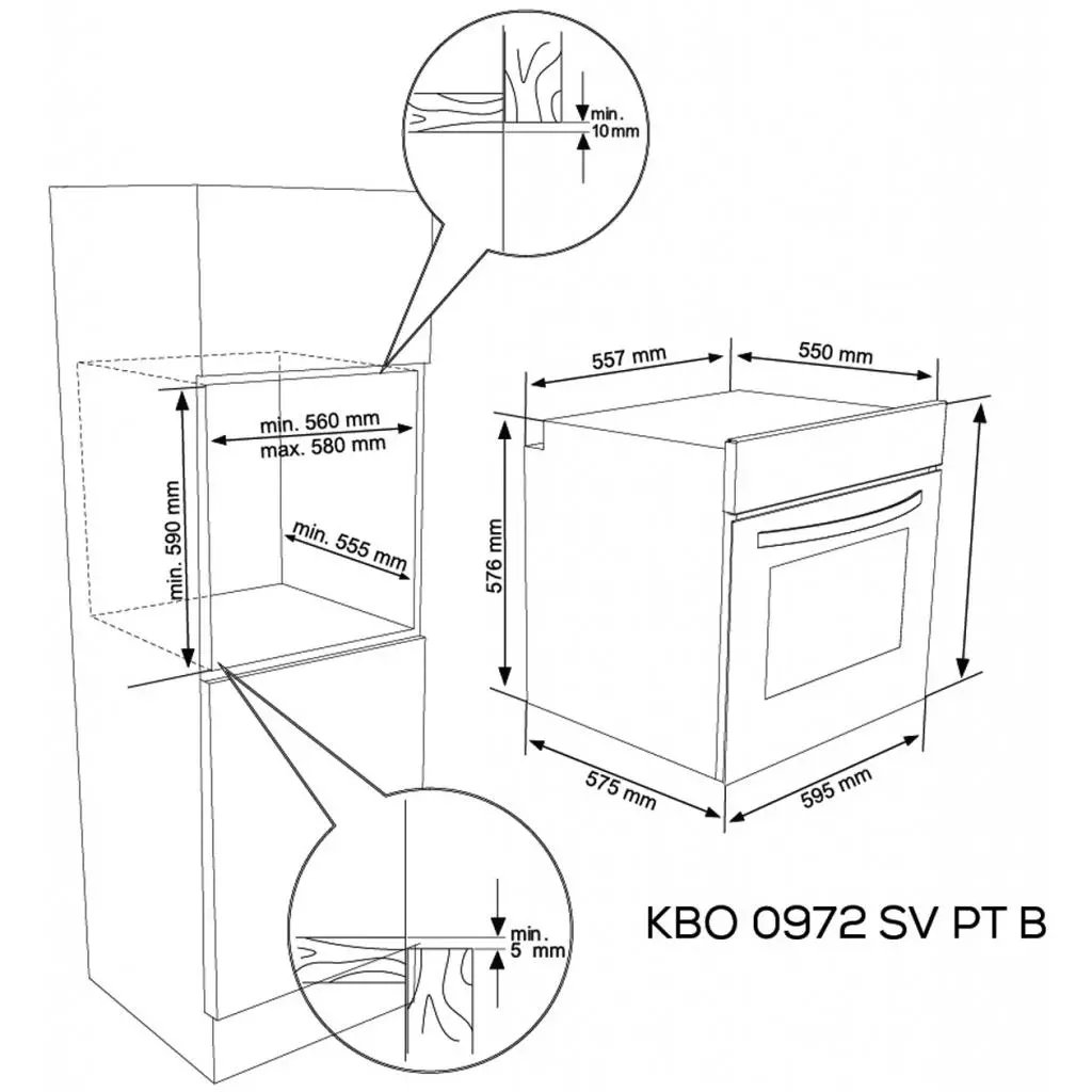 Духовой шкаф Kernau KBO 0972 SV PT B - 2 Духовой шкаф Kernau KBO 0972 SV PT B - 2
