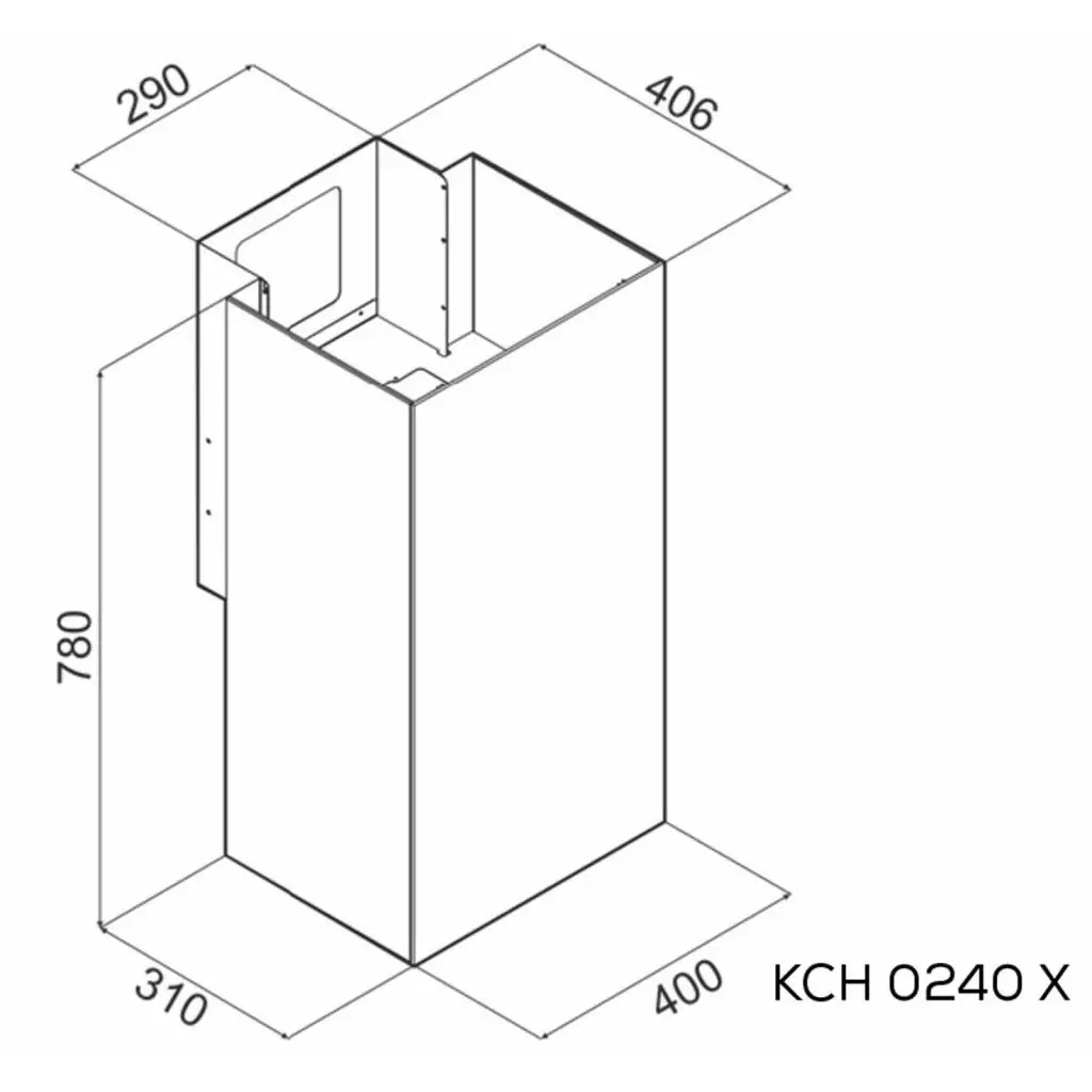 Вытяжка кухонная Kernau KCH 0240 X - 1 Вытяжка кухонная Kernau KCH 0240 X - 1