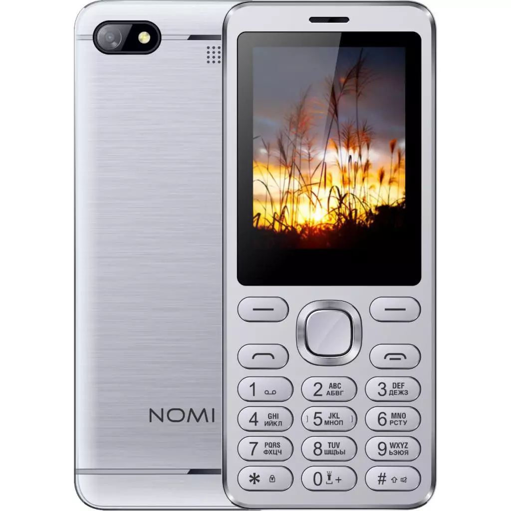 Мобильный телефон Nomi i2411 Silver - 6 Мобильный телефон Nomi i2411 Silver - 6