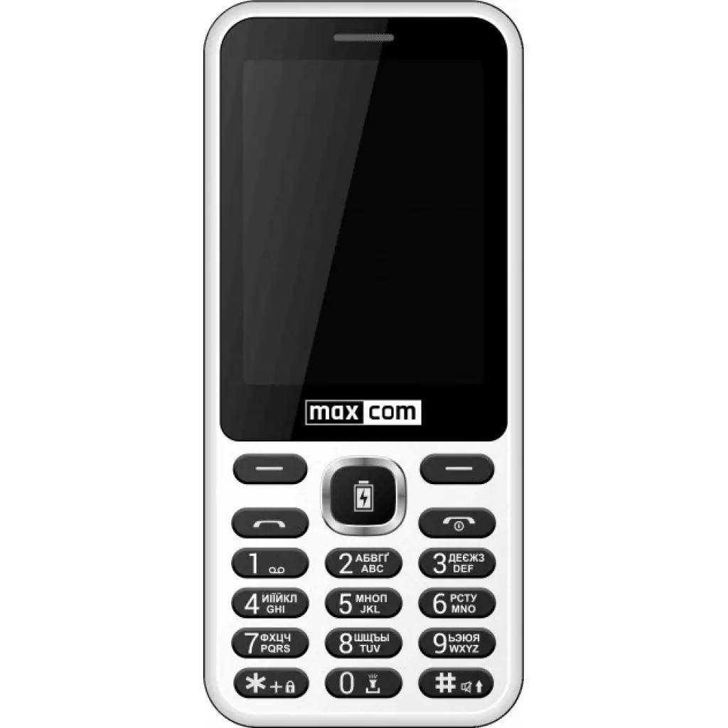 Мобильный телефон Maxcom MM814 White