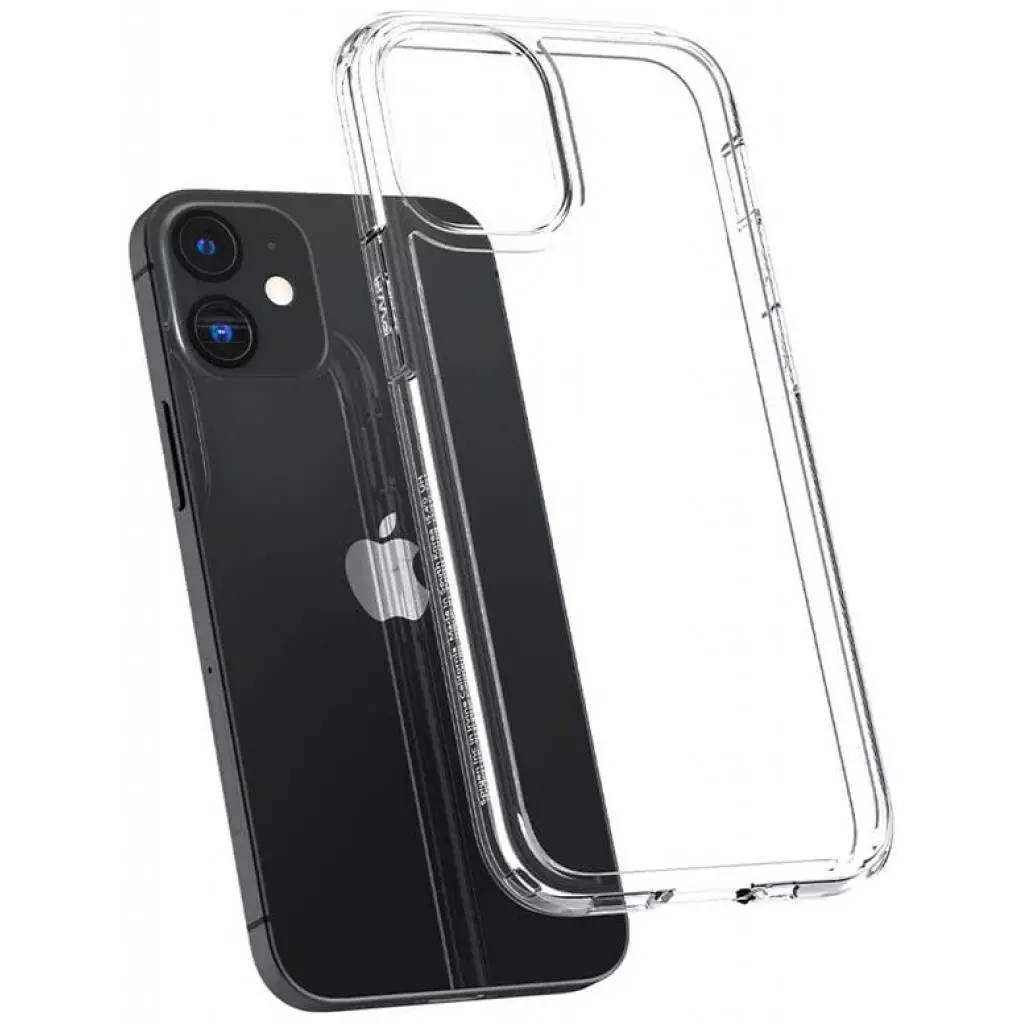 Чехол для моб. телефона Spigen iPhone 12 mini Crystal Hybrid, Crystal Clear (ACS01542) - 3 Чехол для моб. телефона Spigen iPhone 12 mini Crystal Hybrid, Crystal Clear (ACS01542) - 3