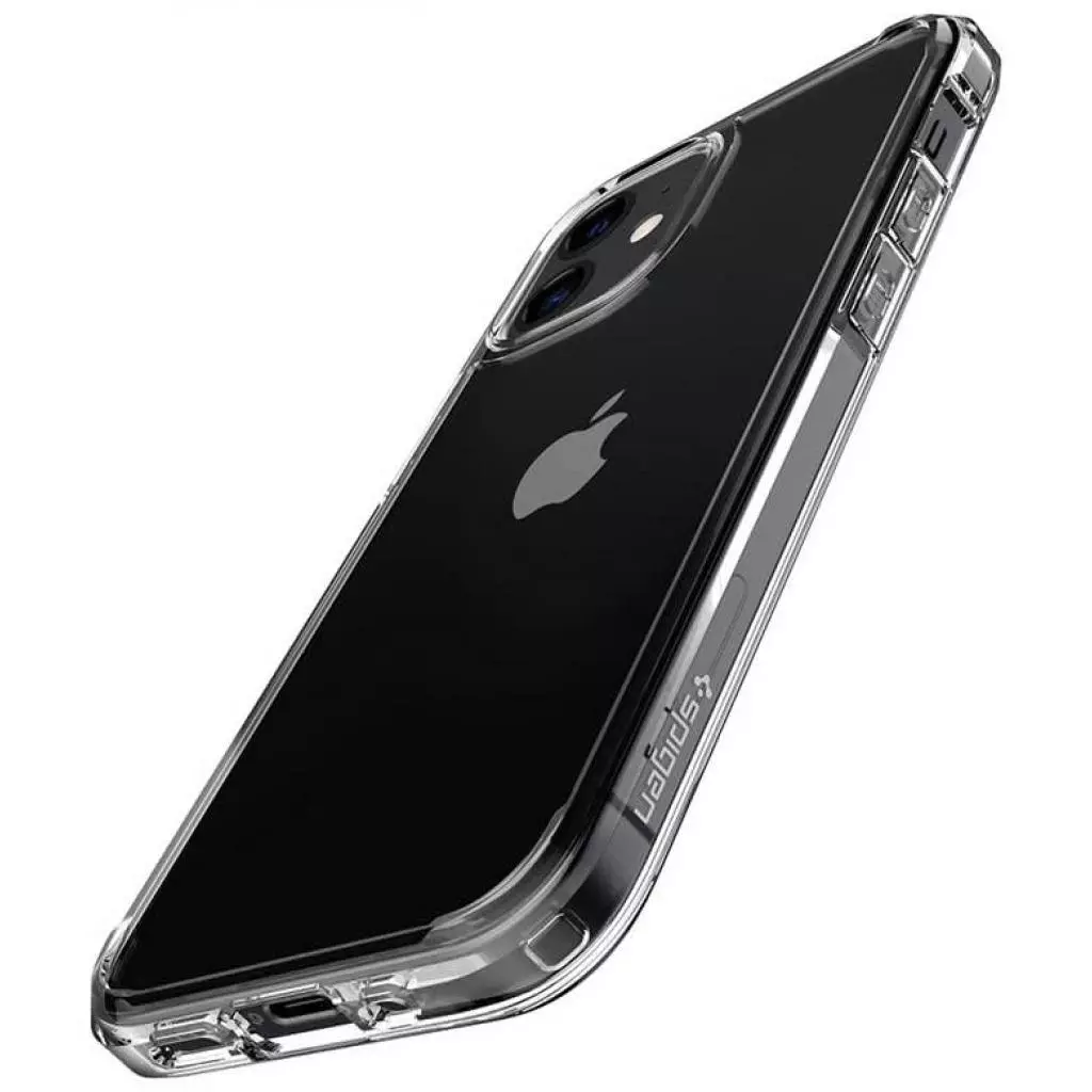 Чехол для моб. телефона Spigen iPhone 12 mini Crystal Hybrid, Crystal Clear (ACS01542) - 4 Чехол для моб. телефона Spigen iPhone 12 mini Crystal Hybrid, Crystal Clear (ACS01542) - 4