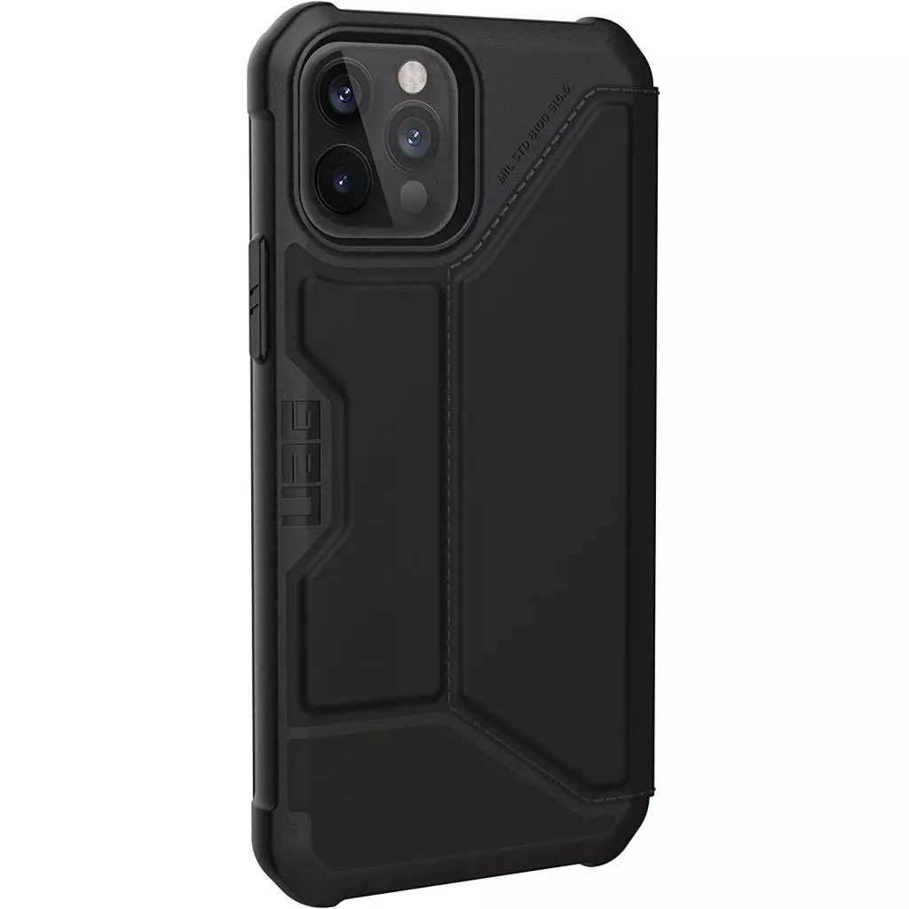 Чехол для моб. телефона Uag iPhone 12 / 12 Pro Metropolis (PU), SATN Black (112356113840) - 2