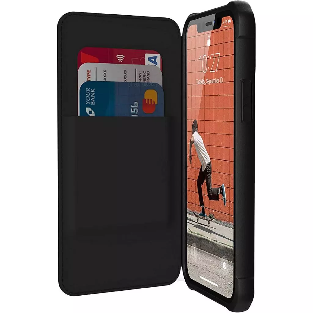 Чехол для моб. телефона Uag iPhone 12 / 12 Pro Metropolis (PU), SATN Black (112356113840) - 3